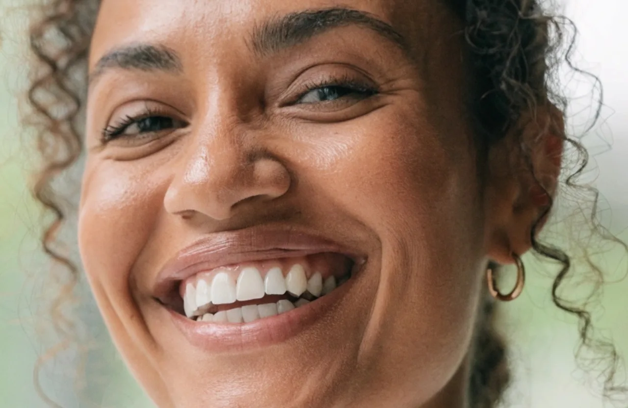 Paciente em avaliação para clareamento dental