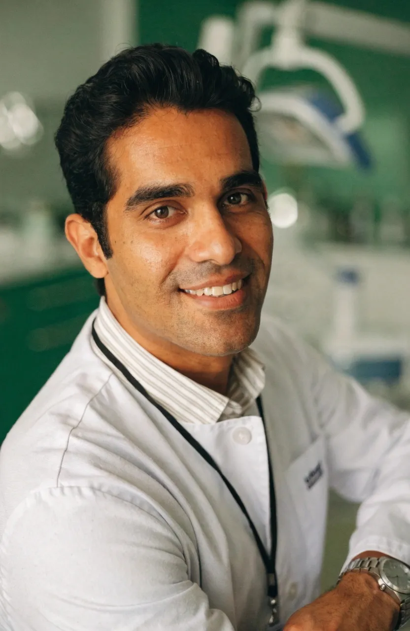 Dr. Jo&atilde;o Sorriso, dentista da Sorriso Vivo Odontologia